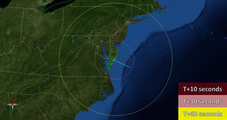 NASA Launch Visibility Area