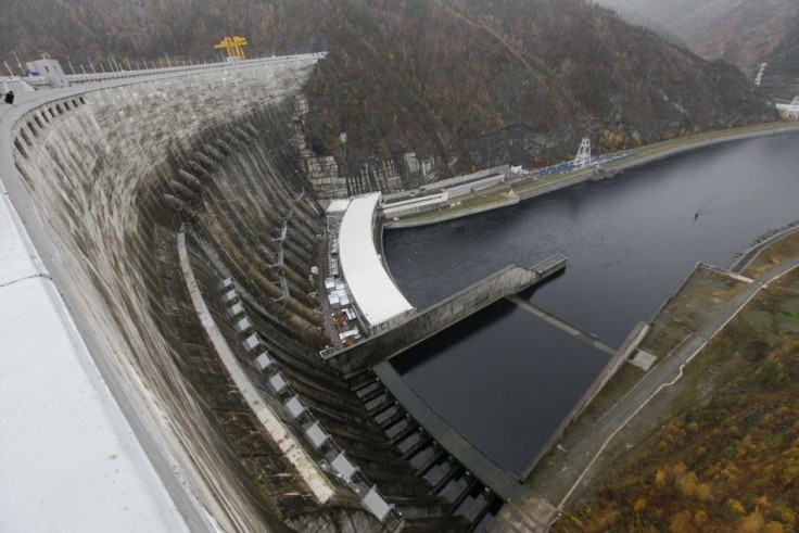 Shown is a general view of the dam at Russia's largest hydroelectric plant Sayano-Shushenskaya, about 160 miles (258 kilometers) northwest of the Siberian city of Kyzyl last Oct. 12.