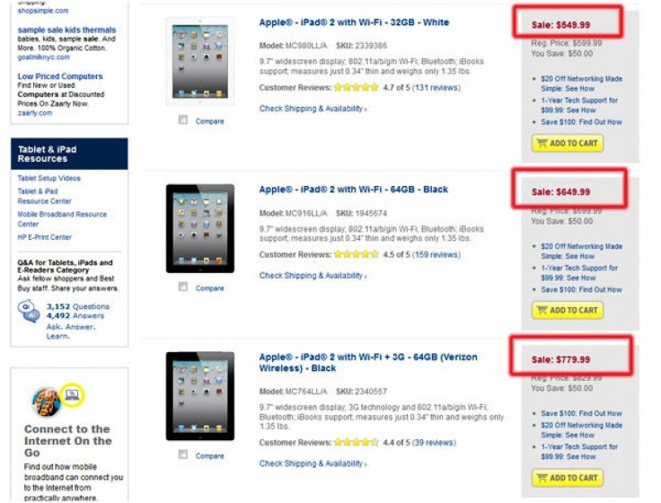 Best Buy iPad Discount