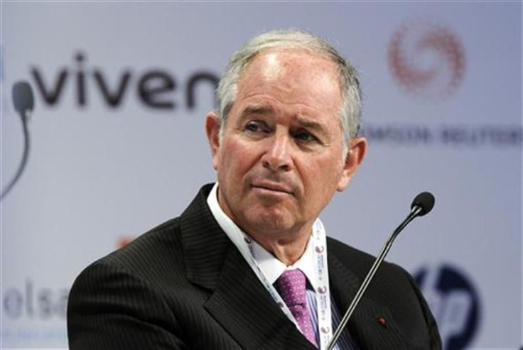 Blackstone Group co-founder Stephen A. Schwarzman attends the eG8 forum in Paris