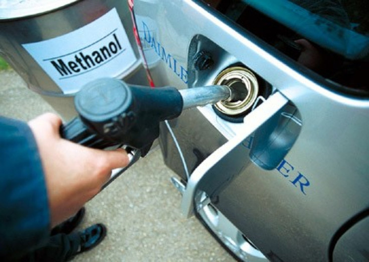 Methanol is a high-octane fuel that is most efficiently and inexpensively made from converted natural gas. However, methanol produces half the energy per gallon compared with gasoline.