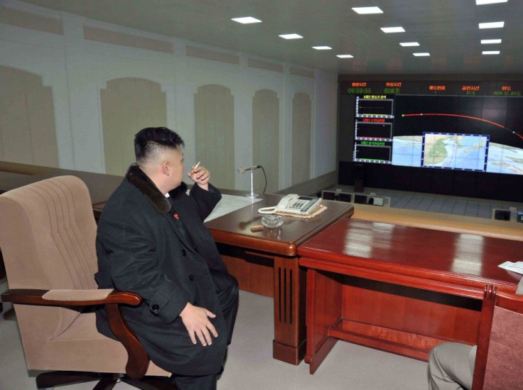  Kim Jong-un, the North Korean leader, smoking a cigarette 