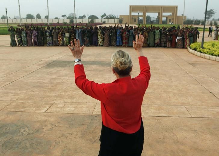 Clinton in Togo, January 17, 2012