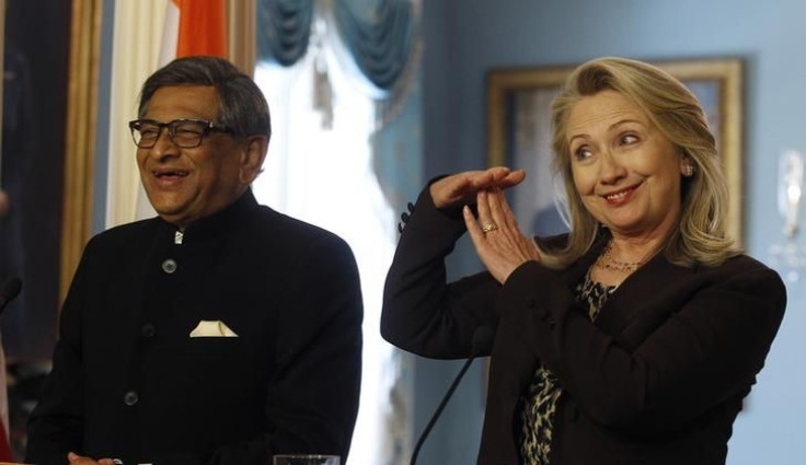 Clinton and Indian Foreign Minister Krishna, June 13, 2012
