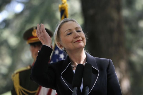 Clinton in Kabul, July 7, 2012