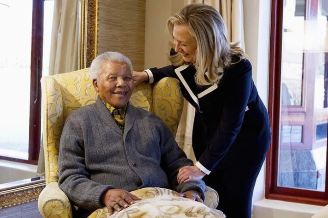Clinton and Mandela, August 6, 2012