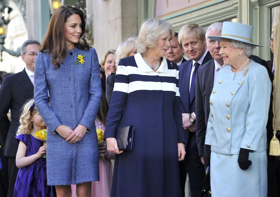 Kate Middletons Day Out with Royal Ladies Duchesss First Public Photos with Queen  Camilla  