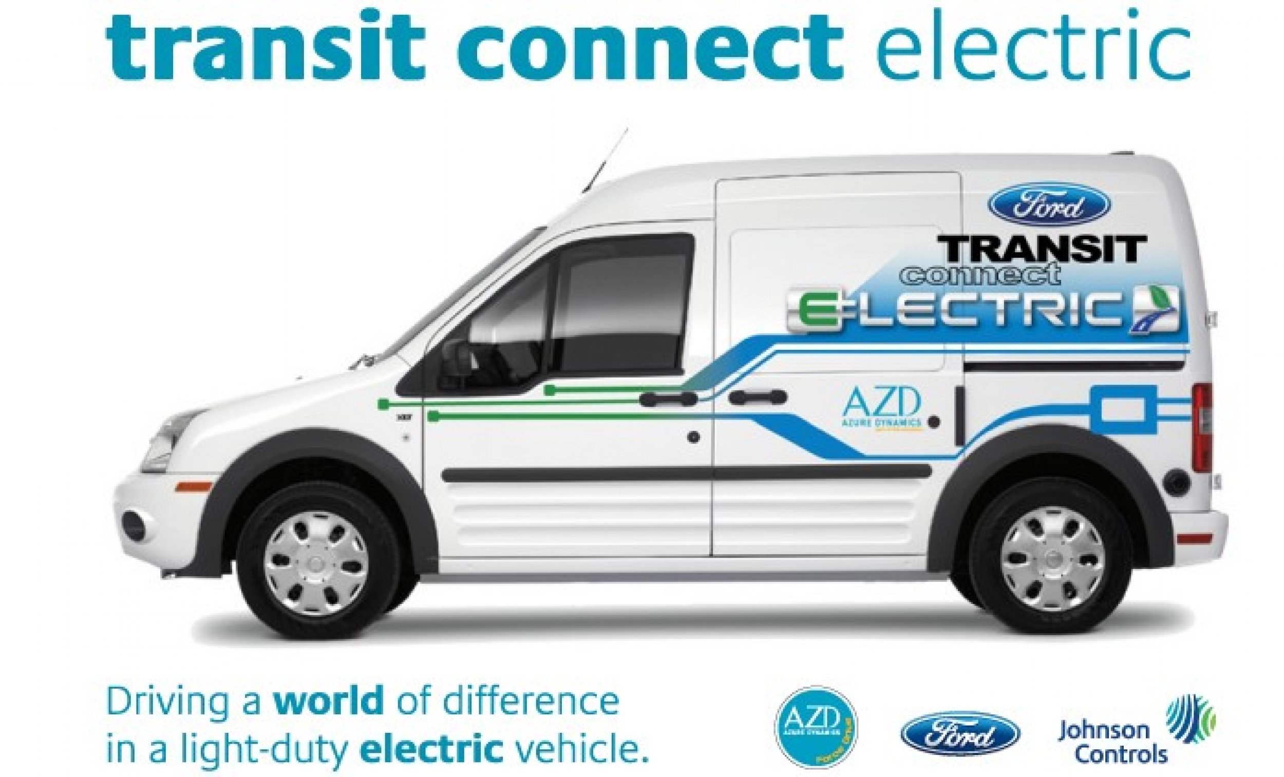 2012 Azure Dynamics Transit Connect Electric Van