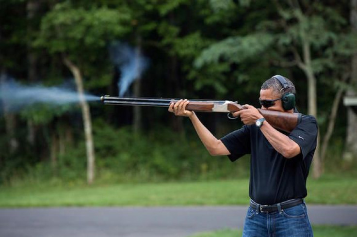 U.S. President Barack Obama-Gun Photo