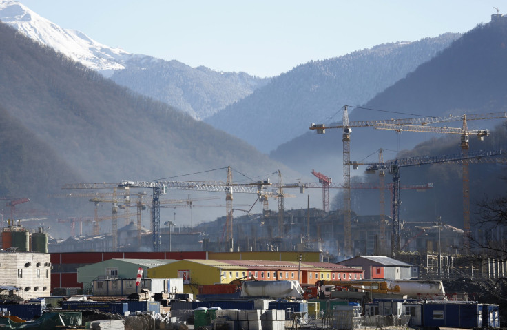 Construction site in Sochi, Russia