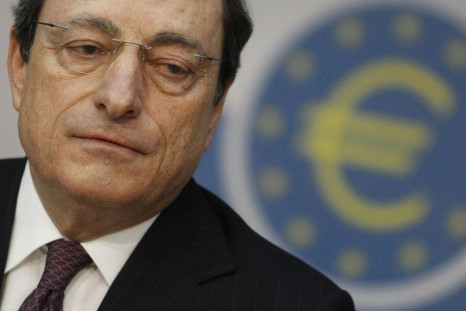 The European Central Bank (ECB) President Mario Draghi 