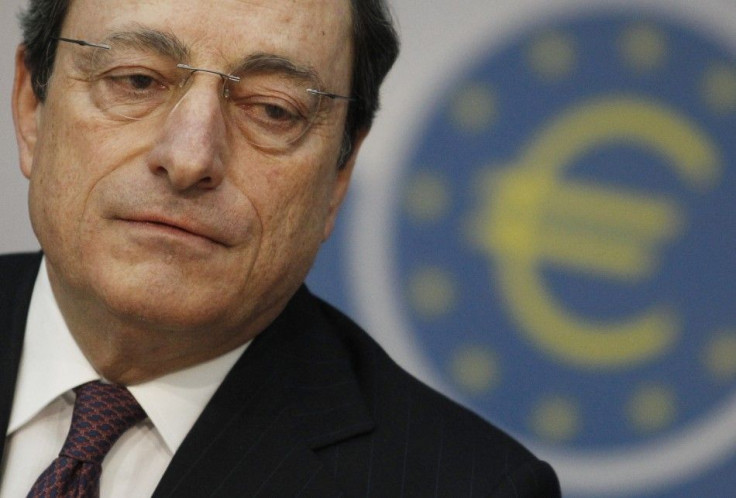 The European Central Bank (ECB) President Mario Draghi 