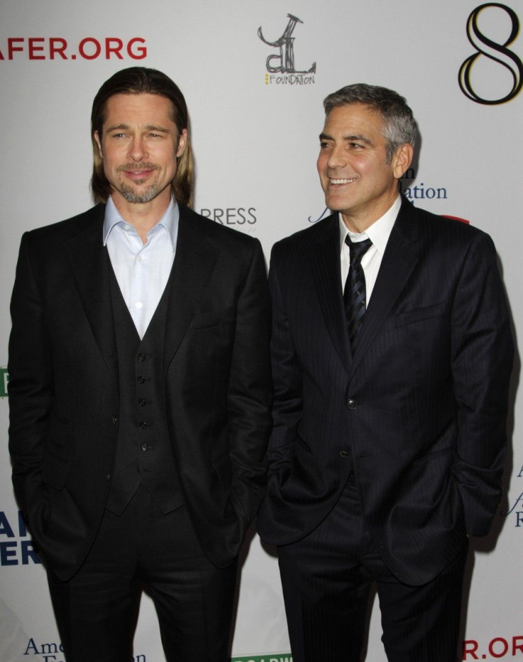 Brad Pitt and George Clooney