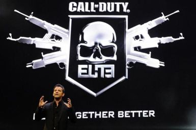 Activision Publishing CEO Eric Hirshberg speaks during the premiere of the video game &quot;Call of Duty: Modern Warfare 3&quot; in Los Angeles