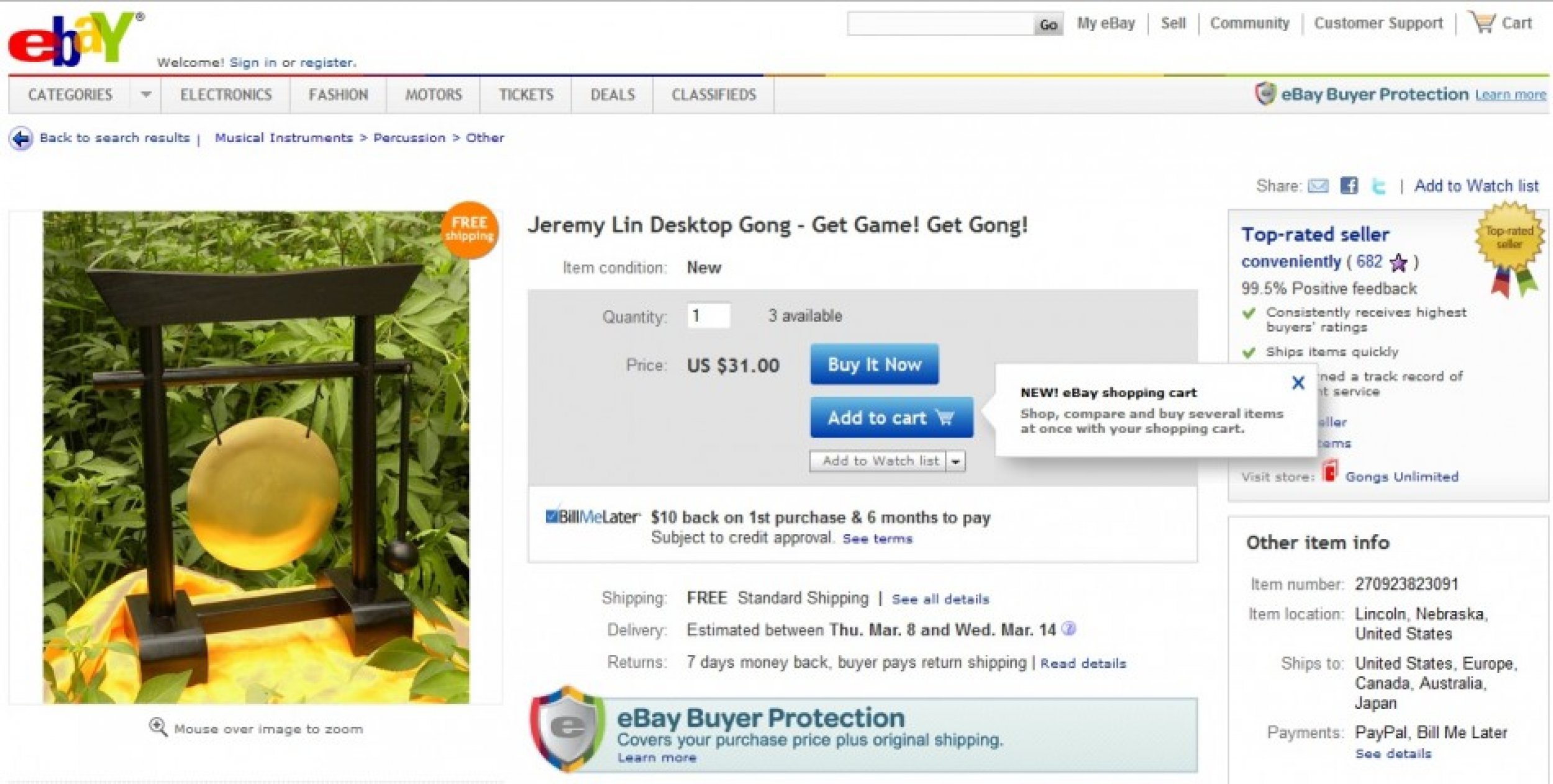 Jeremy Lin Unique eBay Items