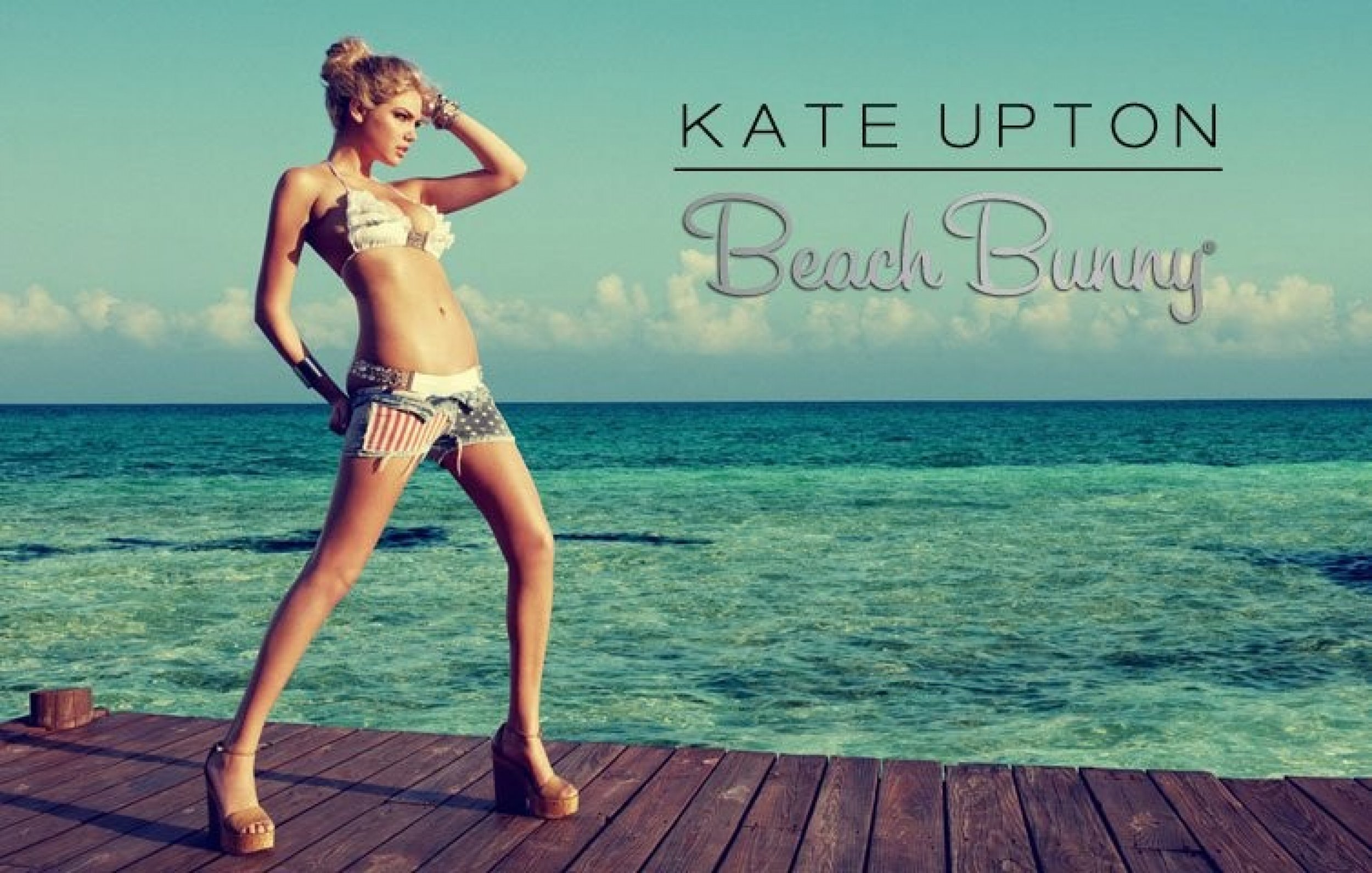 Sports Illustrated swimsuit cover model Kate Upton has designed her own line of bikinis in collaboration with Beach Bunny swimwear.