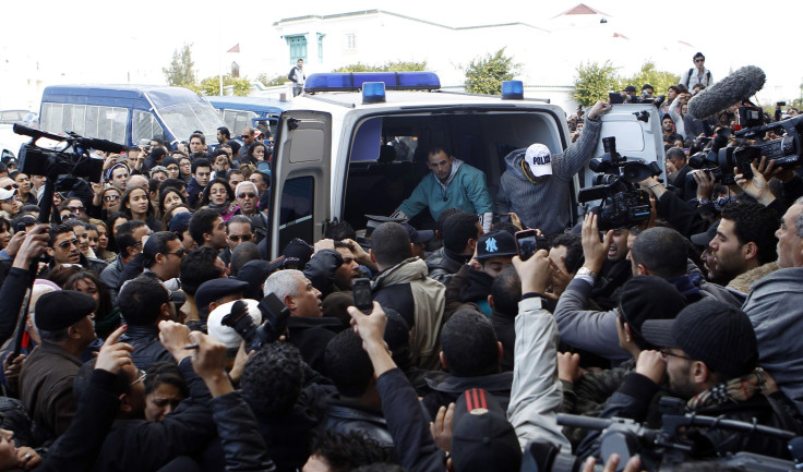 Riots in Tunis