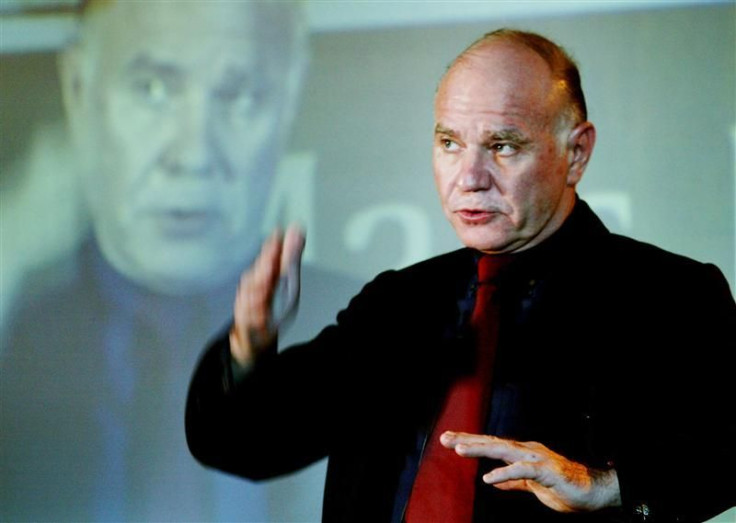 Marc Faber warns of a coming wealth destruction through a combination of deflation and inflation