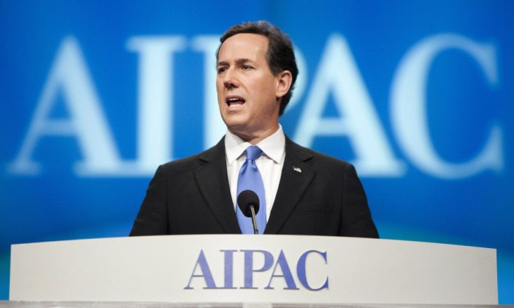 Santorum At AIPAC 2012: Iran Is &#039;Most Radical Regime In World&#039;