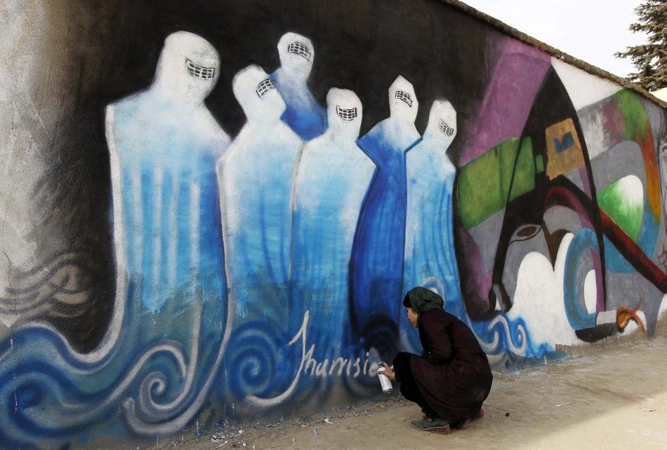Political Graffiti in Afghanistan 