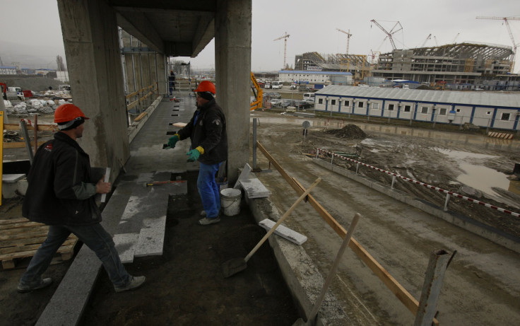 Olympic Games Workers In Sochi, Russia