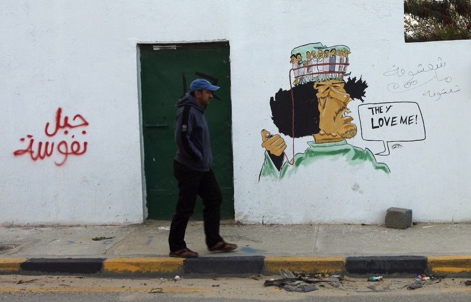 Political Graffiti in Libya