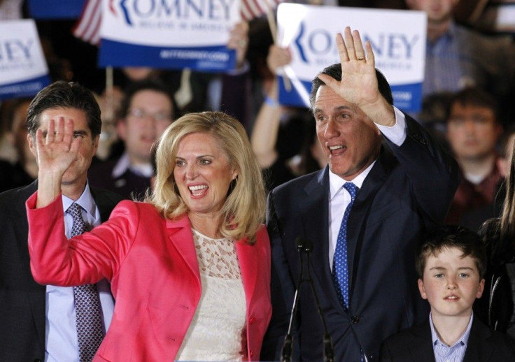 Mitt & Ann Romney, Tuesday, March 6, 2012 in Boston