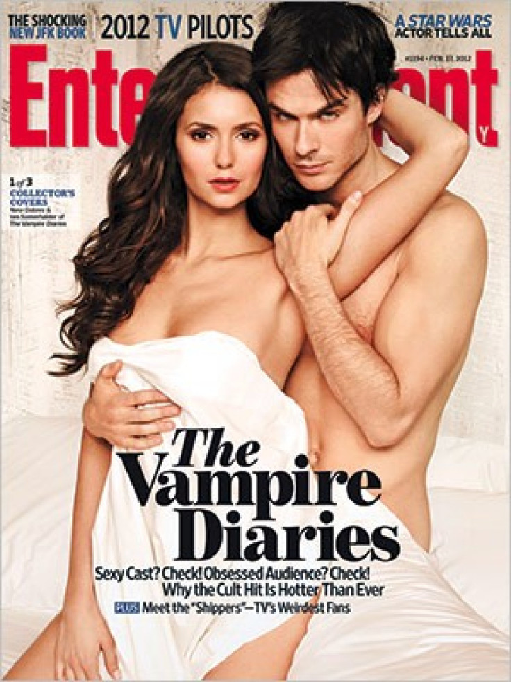 Nina Dobrev and Ian Somerhalder