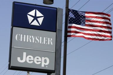 Chrysler Monicatti Motors auto dealership is seen in Sterling Heights, Michigan