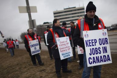 Picket Line at Toronto airport