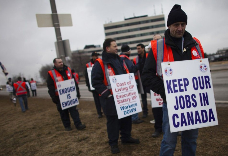 Picket Line at Toronto airport