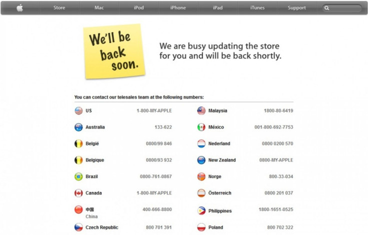 Apple&#039;s new iPad pre-order site down Wednesday