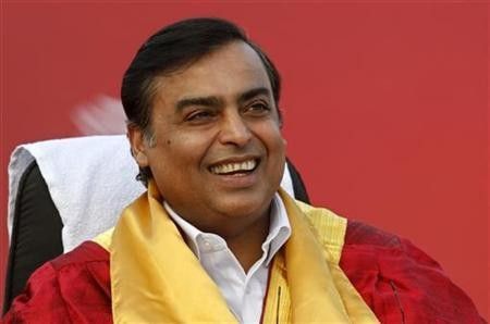 1. Mukesh Ambani