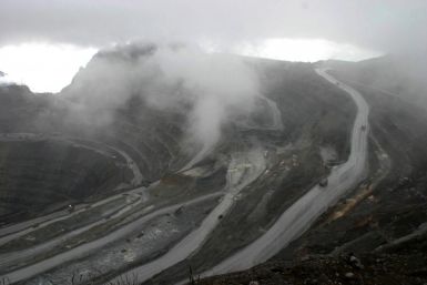 Grasberg gold mine in Indonesia