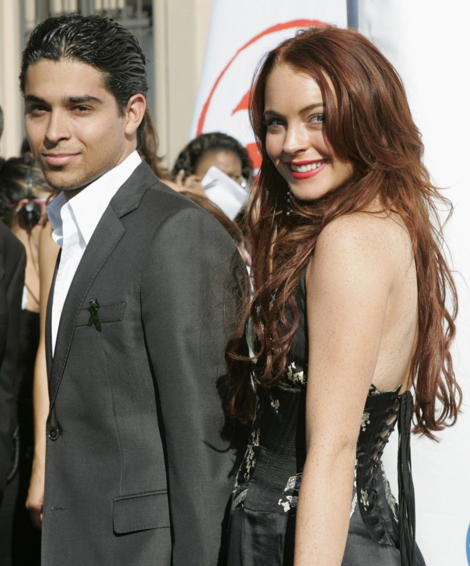 Lindsay Lohan and Wilmer Valderrama 