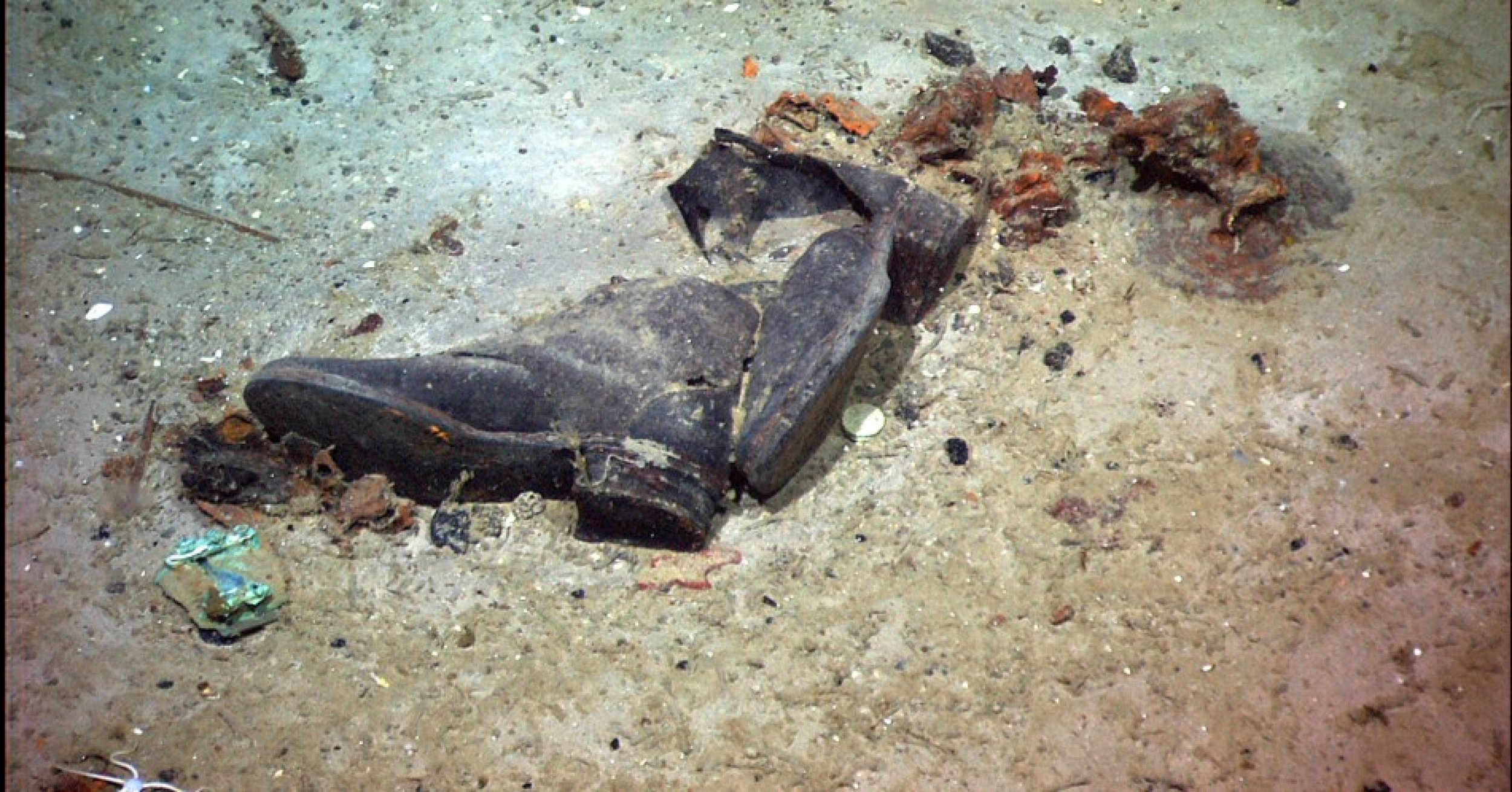 Boots Left Behind The Titanic Wreck