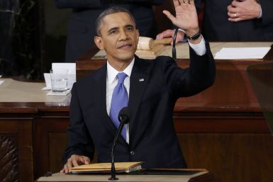 Obama At The 2013 State Of The Union Address