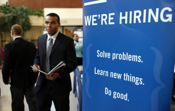 A job fair at Rutgers University.