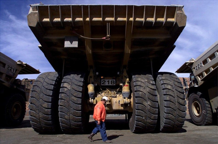 Heavy equipment at Super Pit