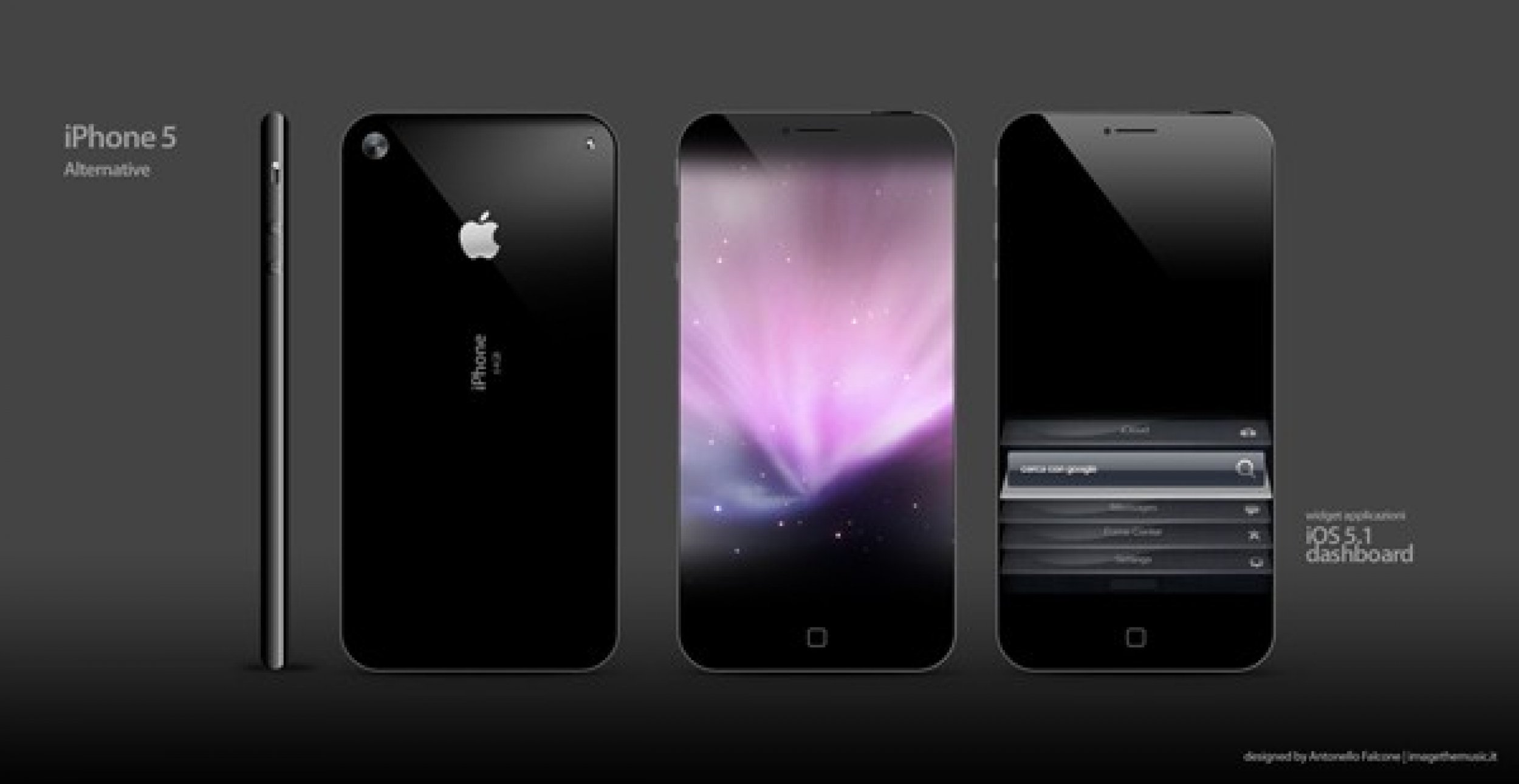 Antonello Falcone iPhone 5 Design Concept