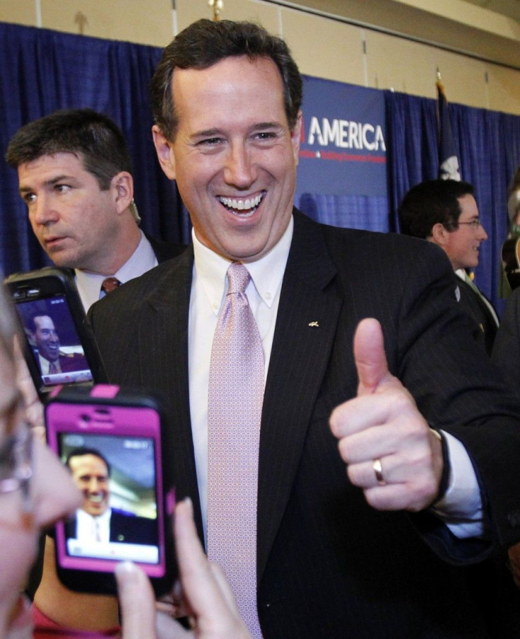 Rick Santorum Wins Alabama and Mississippi