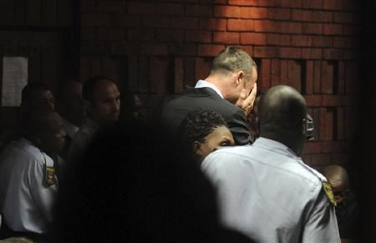 Oscar Pistorius Breaks Down