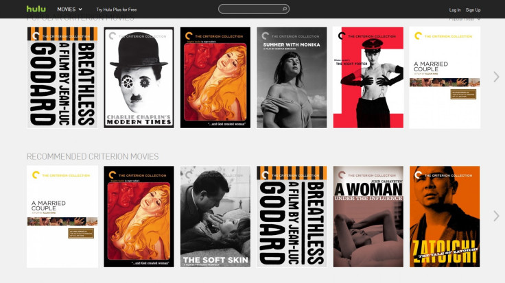 Criterion Collection on Hulu