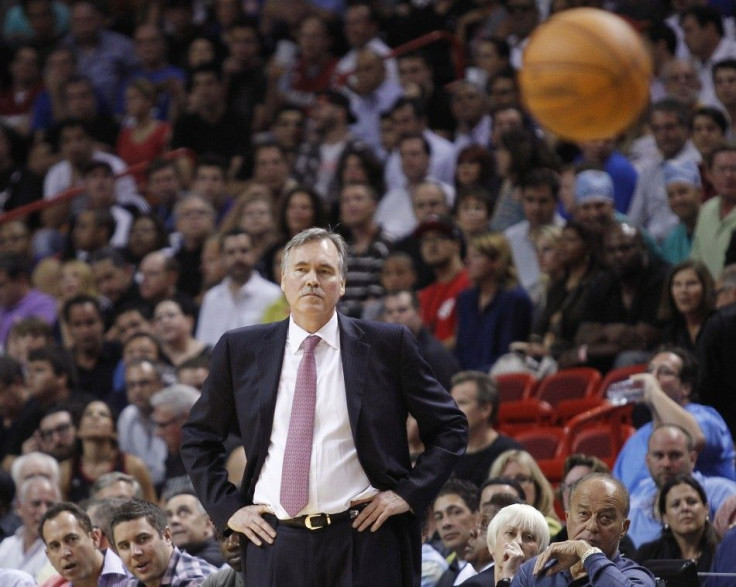 Mike D&#039;Antoni resigned abruptly from the New York Knicks this afternoon.