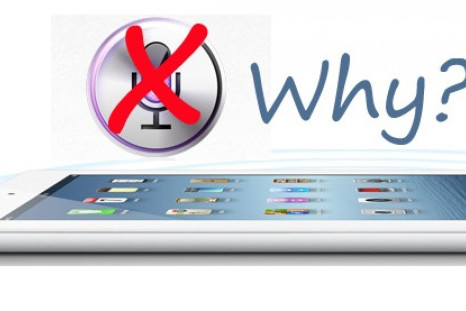 Siri Omission in New iPad