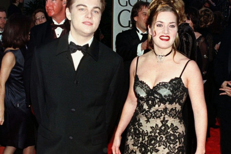 TITANIC STARS WINSLET AND DICAPRIO ARRIVE AT GOLDEN GLOBES
