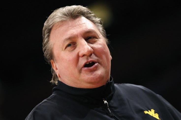 West Virginia Coach Bob Huggins 