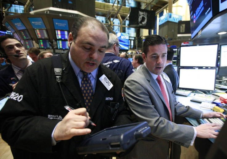 Traders on the floor of the New York Stock Exchange