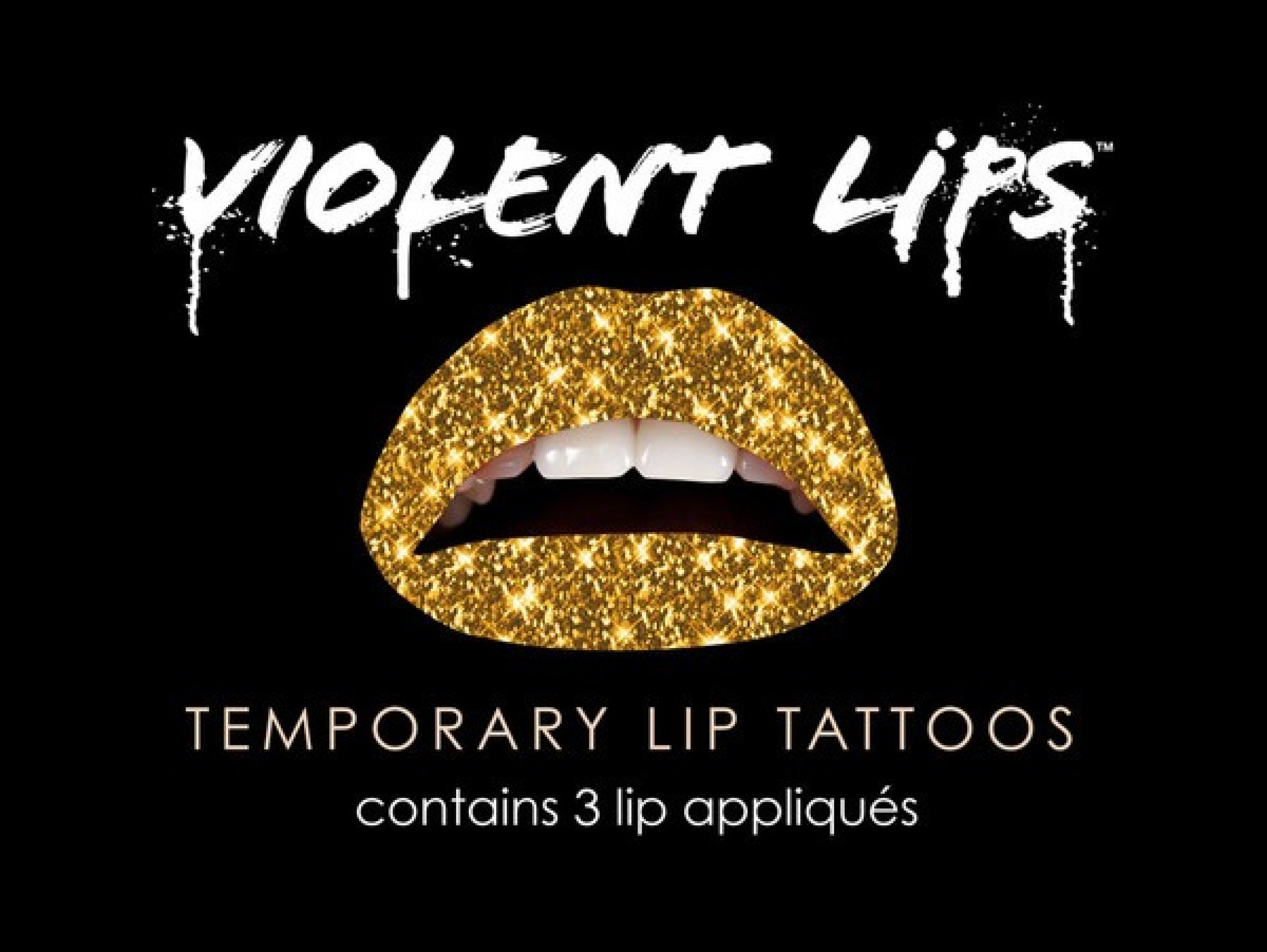 The Gold Glitterati by Violent Lips 