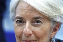 IMF Managing Director Christine Lagarde attends a Eurogroup meeting ahead of a two-day EU leaders summit in Brussels March 1, 2012.